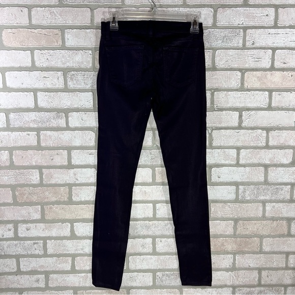 J Brand Super Skinny Jeans in Lacquered BlackBerry Size 25 - Picture 7 of 11